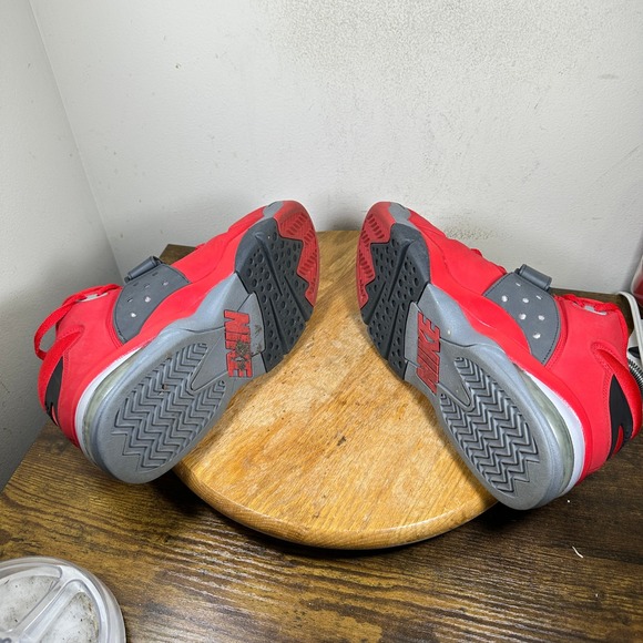 Nike Air Force Max 2013 University Red Black Mens 9 Basketball Shoes 555105-600 main image 8